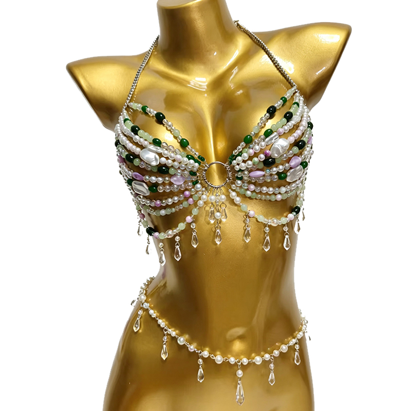 Body Jewelry Bra - Costume Artigianale per Festival Musicali, Gioiello