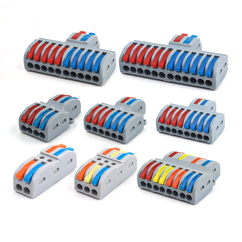 Threadless Push Pin - Connettori elettrici rapidi Conductor push-in compatto