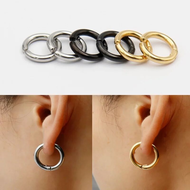 Body Jewelry Cartilage Earrings - 2/6 pezzi orecchini a cerchio finti
