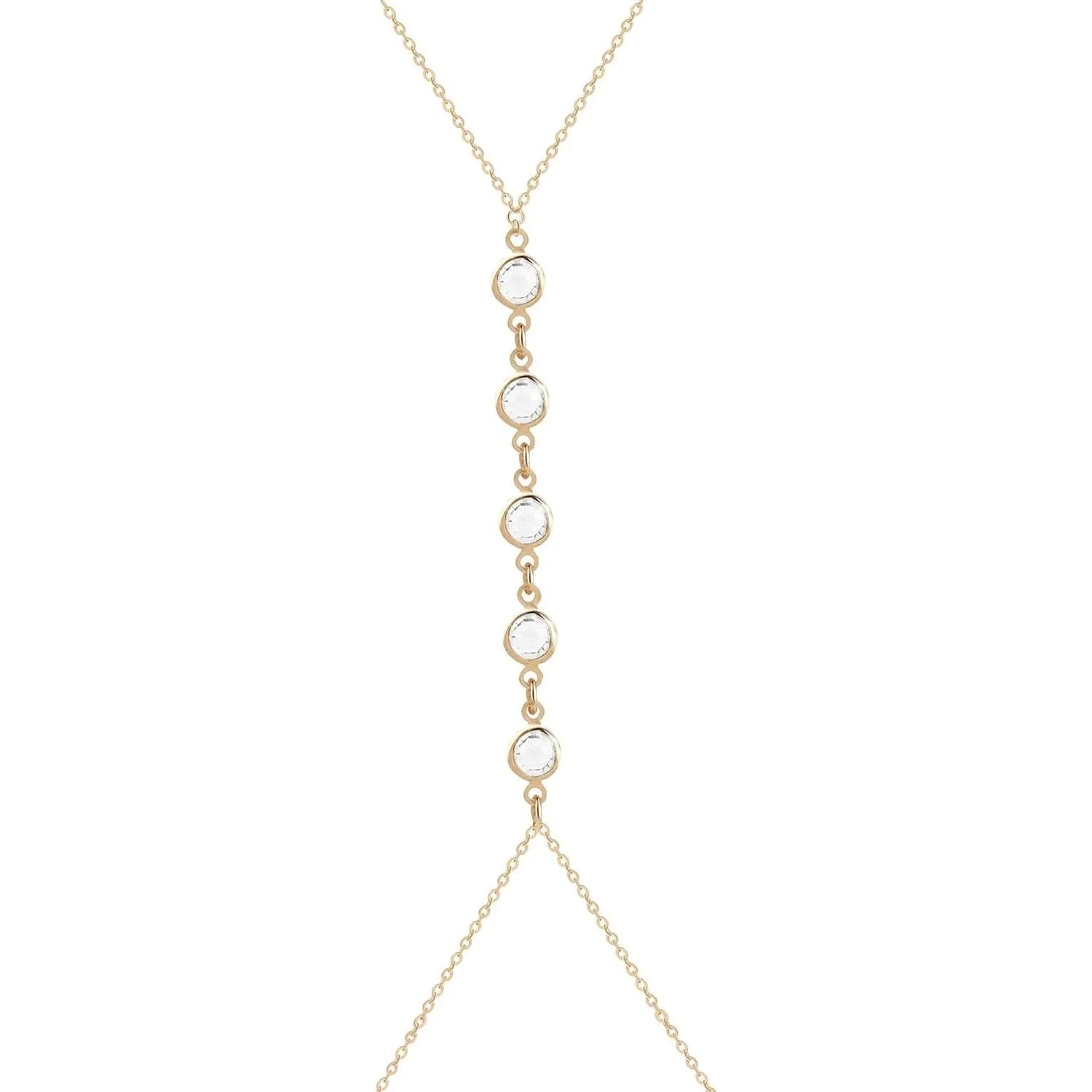 Body Jewelry Bra - Catena in vita per pancia in