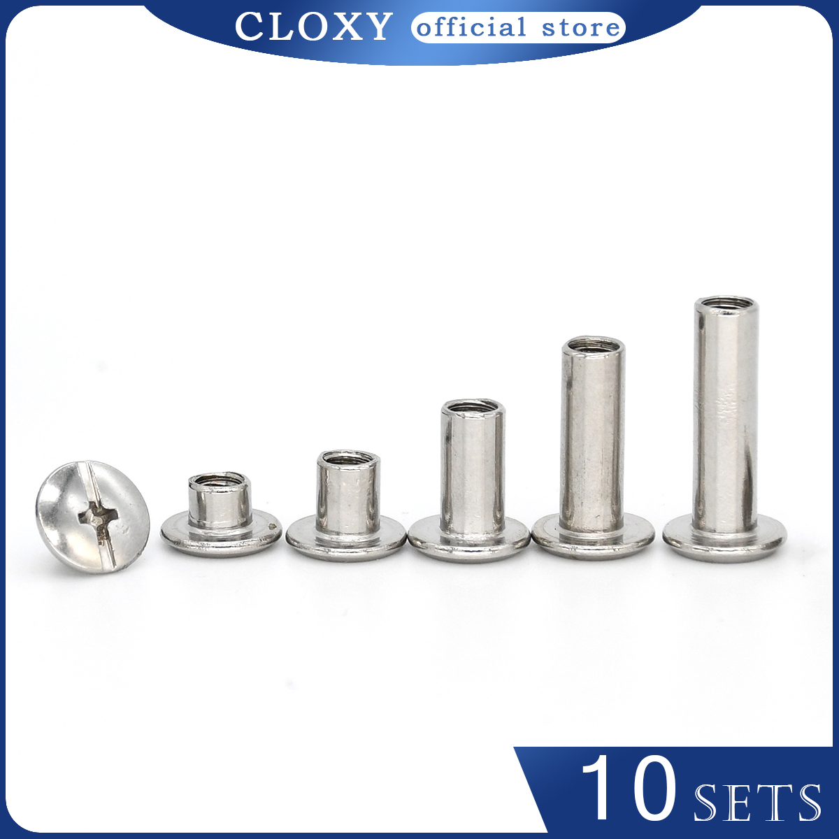 Body Jewelry Chicago - 10 set di viti Chicago per
