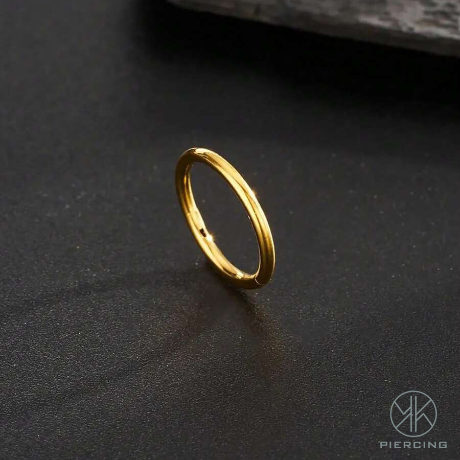 1pc 16G / 18G / 20G titanio or - Clicker Ring Seamless recensione e prezzo