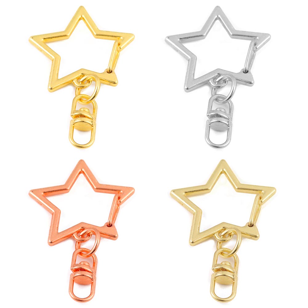 10 Pezzi Moschettone a Stella  - Body Jewelry Diy recensione e prezzo
