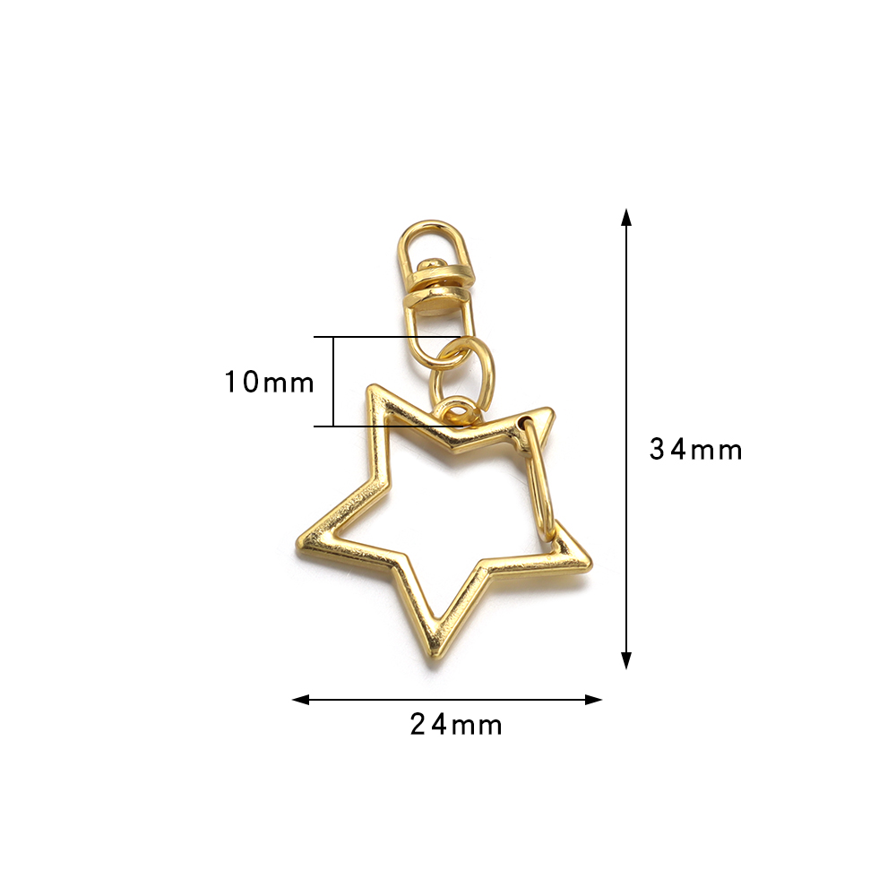 10 Pezzi Moschettone a Stella  - Body Jewelry Diy recensione e prezzo