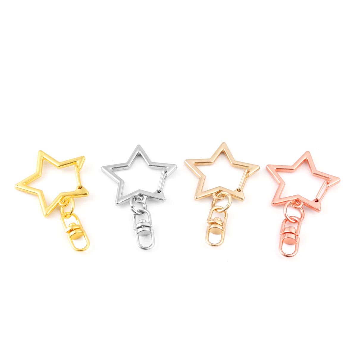 10 Pezzi Moschettone a Stella  - Body Jewelry Diy recensione e prezzo