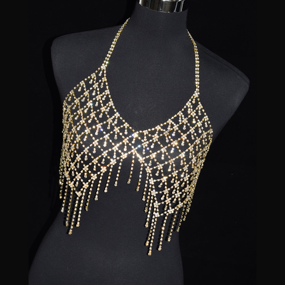 Sexy lussuoso nappa intimo cat - Body Jewelry Bra recensione e prezzo