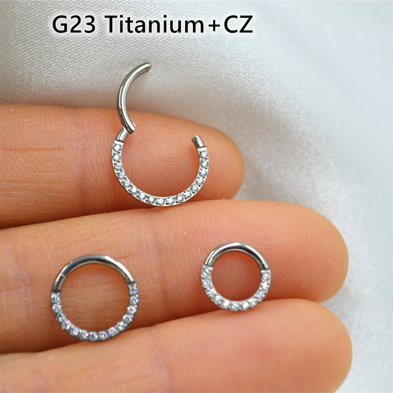 10 pz/lotto G23 Titanio Naso S - Clicker Ring Seamless recensione e prezzo
