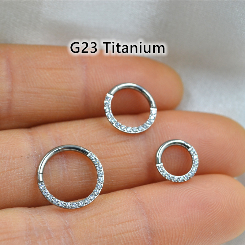 10 pz/lotto G23 Titanio Naso S - Clicker Ring Seamless recensione e prezzo