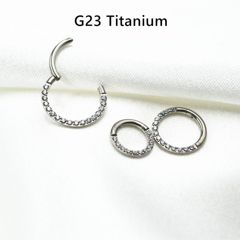 10 pz/lotto G23 Titanio Naso S - Clicker Ring Seamless recensione e prezzo