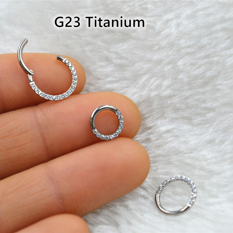 10 pz/lotto G23 Titanio Naso S - Clicker Ring Seamless recensione e prezzo