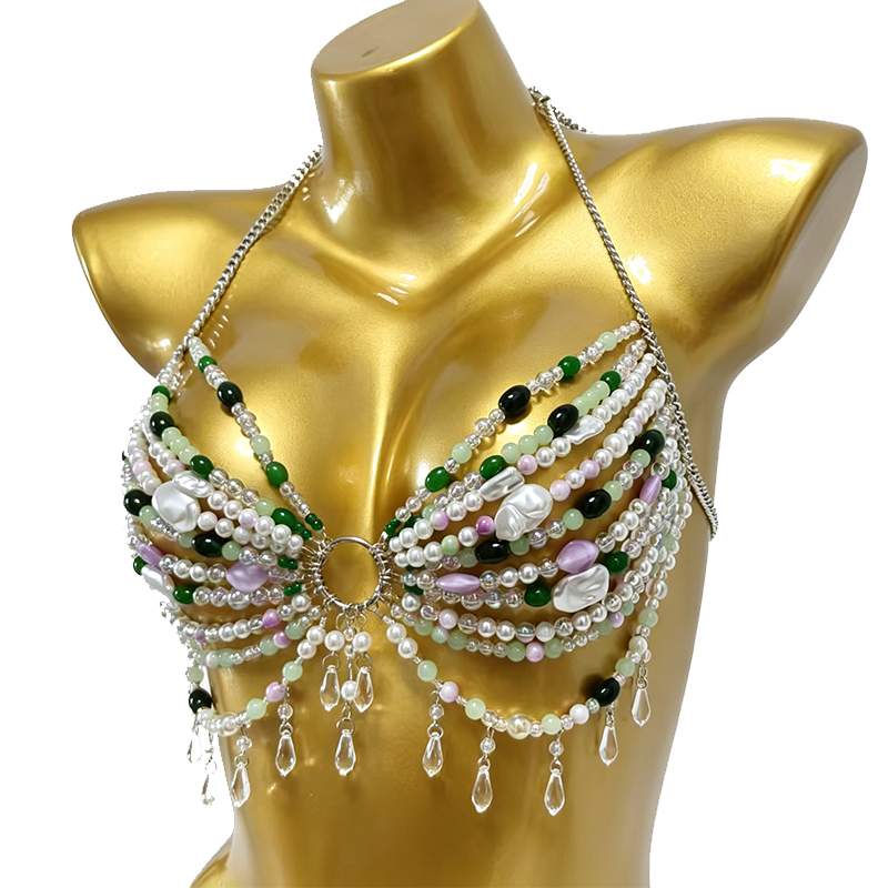 Costume Artigianale per Festiv - Body Jewelry Bra recensione e prezzo