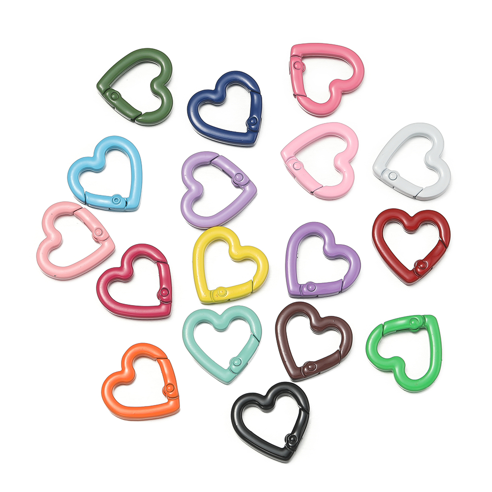 5 pz/lotto Cuore Molla Chiusur - Body Jewelry Diy recensione e prezzo
