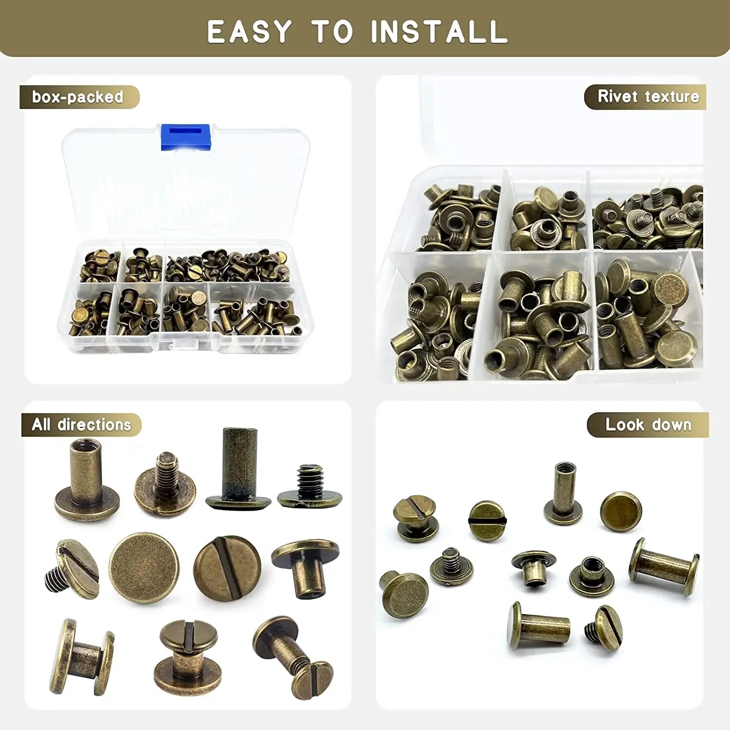 Kit di viti Chicago da 90 set, - Body Jewelry Chicago recensione e prezzo