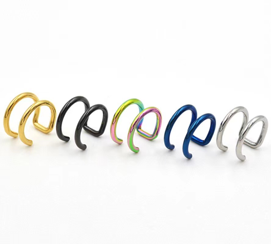 2 Pezzi Orecchini a Clip in Ac - Body Jewelry Cartilage Earrings recensione e prezzo