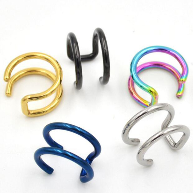 2 Pezzi Orecchini a Clip in Ac - Body Jewelry Cartilage Earrings recensione e prezzo