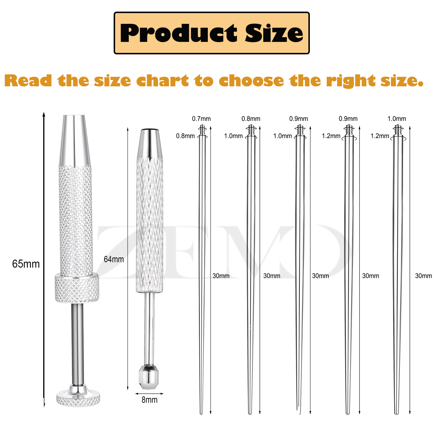 ZEMO 1-10 Pezzi Strumento per  - Body Jewelry Measurements recensione e prezzo