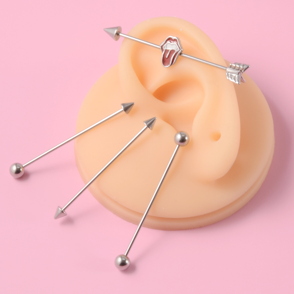 1PC in acciaio inossidabile uo - Industrial Barbell Long recensione e prezzo