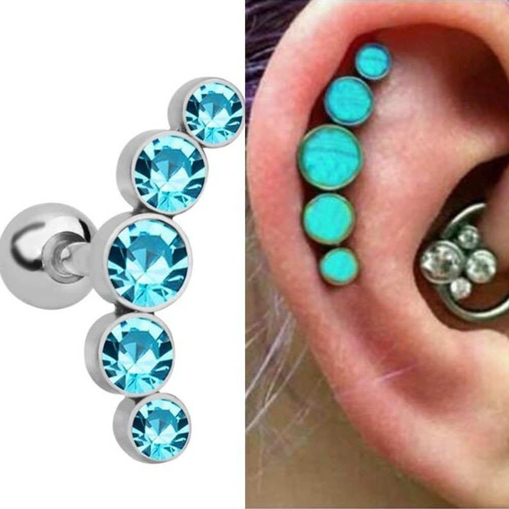 1 Pezzo Orecchino a Barra in A - Body Jewelry Cartilage Earrings recensione e prezzo