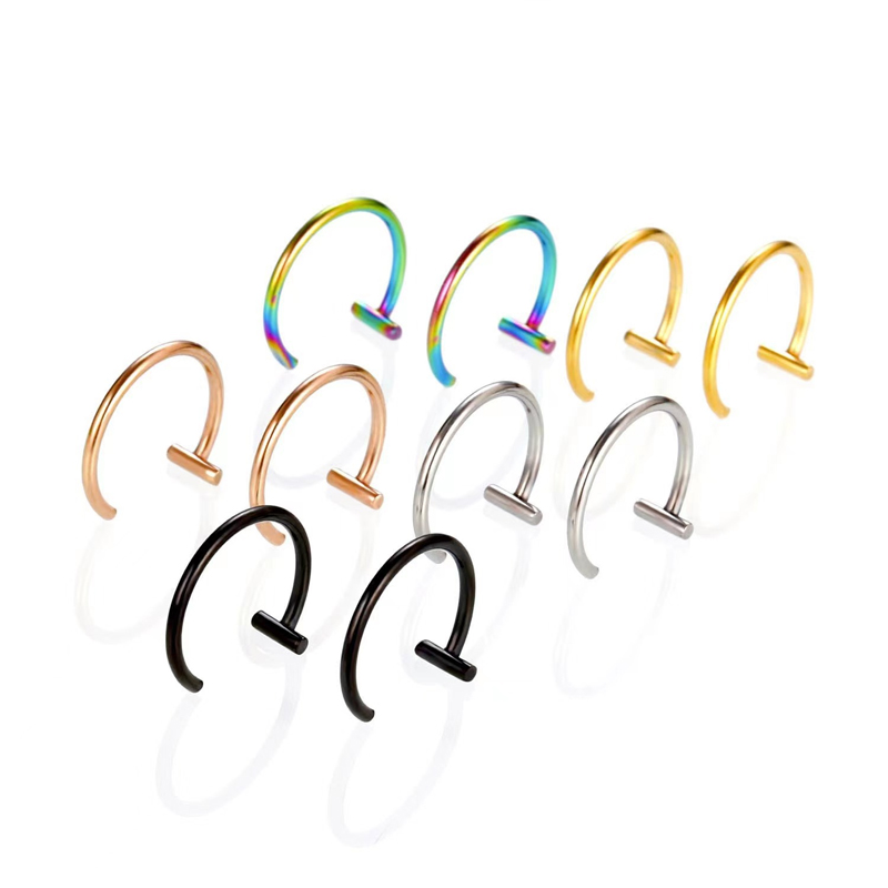 Orecchini a cerchio aperti in  - Body Jewelry Cartilage Earrings recensione e prezzo