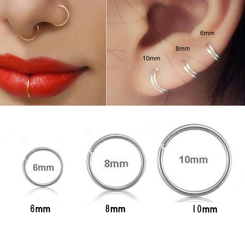 925 anello al naso in argento  - Body Jewelry Cartilage Earrings recensione e prezzo