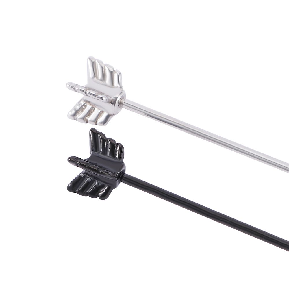Orecchino a perno lungo in acc - Industrial Barbell Long recensione e prezzo