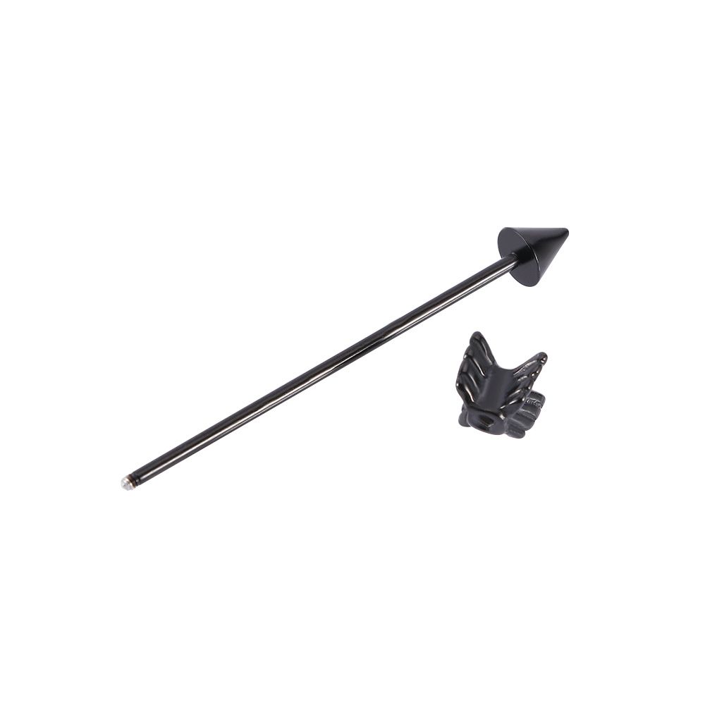 Orecchino a perno lungo in acc - Industrial Barbell Long recensione e prezzo