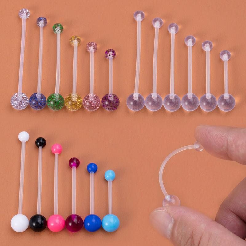 6 pezzi flessibile piercing al - Industrial Barbell Long recensione e prezzo