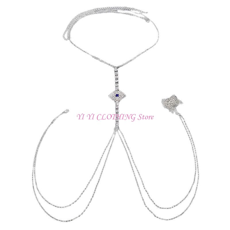 N5KF Collana con reggiseno a c - Body Jewelry Bra recensione e prezzo
