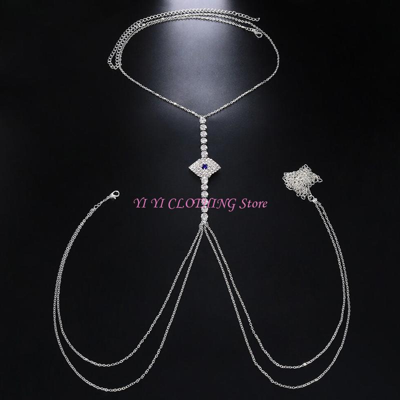 N5KF Collana con reggiseno a c - Body Jewelry Bra recensione e prezzo