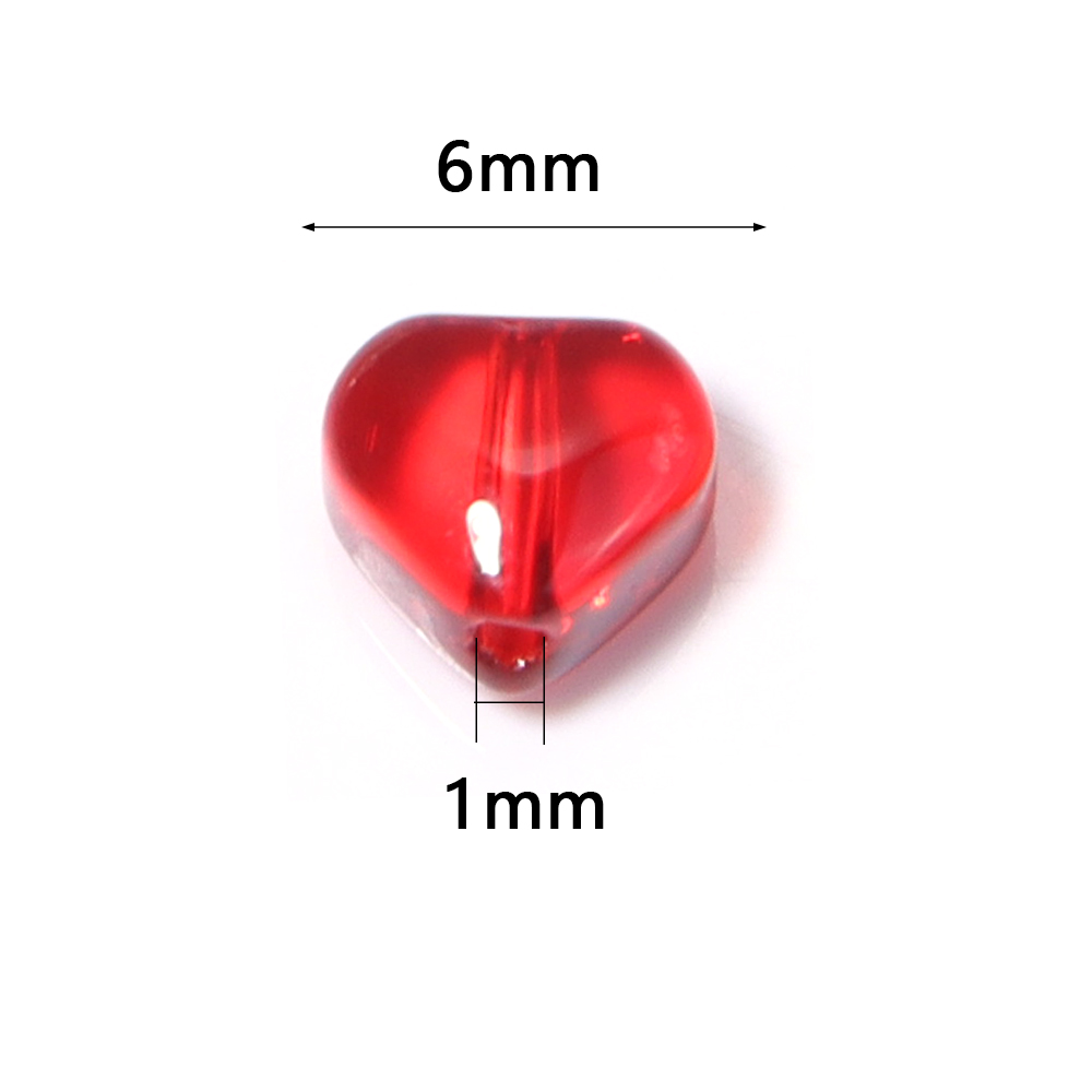 50 pz/lotto Perline a Cuore Co - Body Jewelry Diy recensione e prezzo