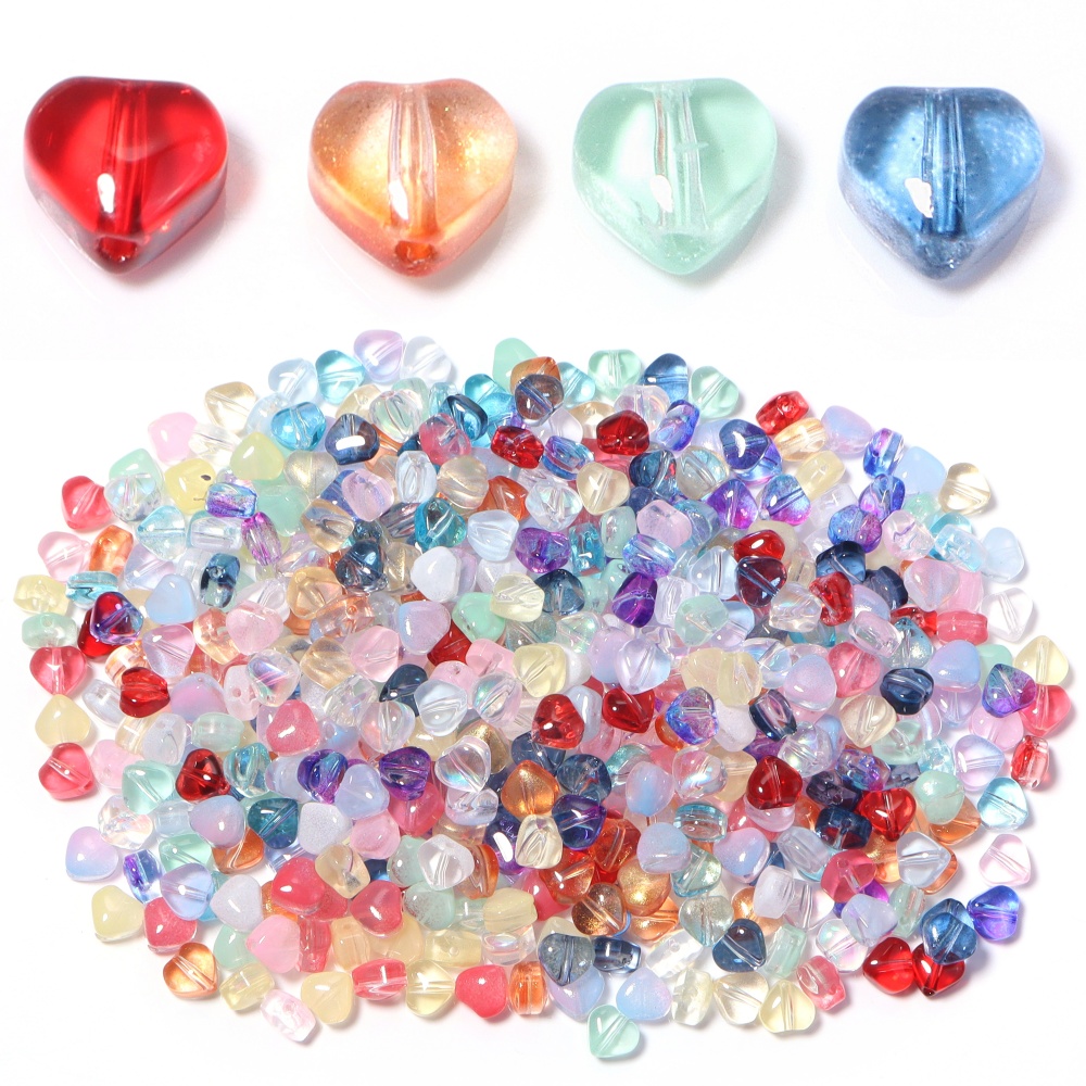 50 pz/lotto Perline a Cuore Co - Body Jewelry Diy recensione e prezzo