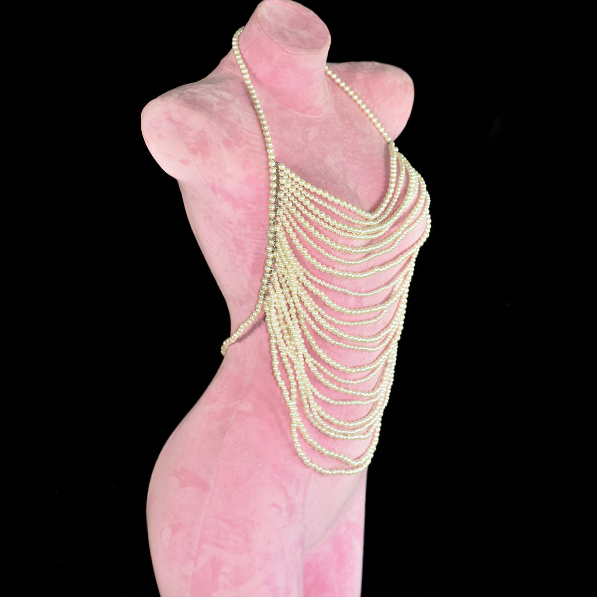 Moda sexy perline intrecciate  - Body Jewelry Bra recensione e prezzo