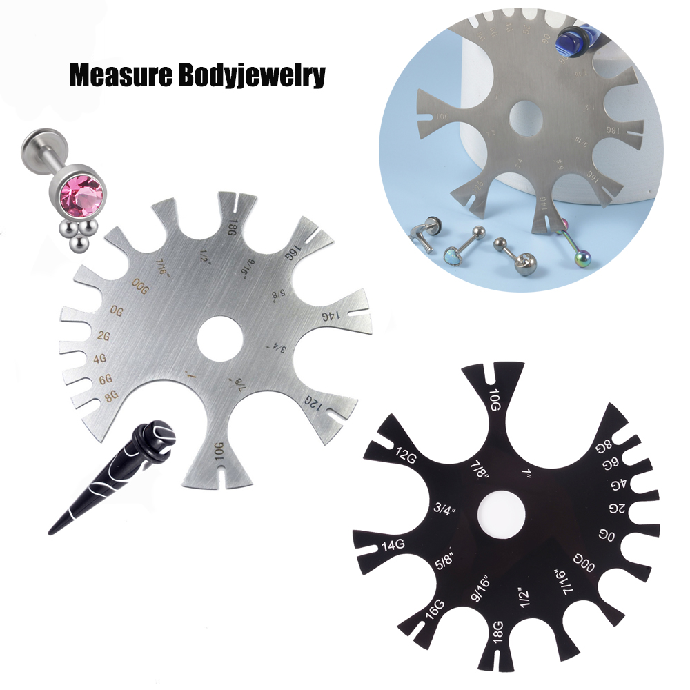 1/5 pezzi in acciaio e acrilic - Body Jewelry Measurements recensione e prezzo