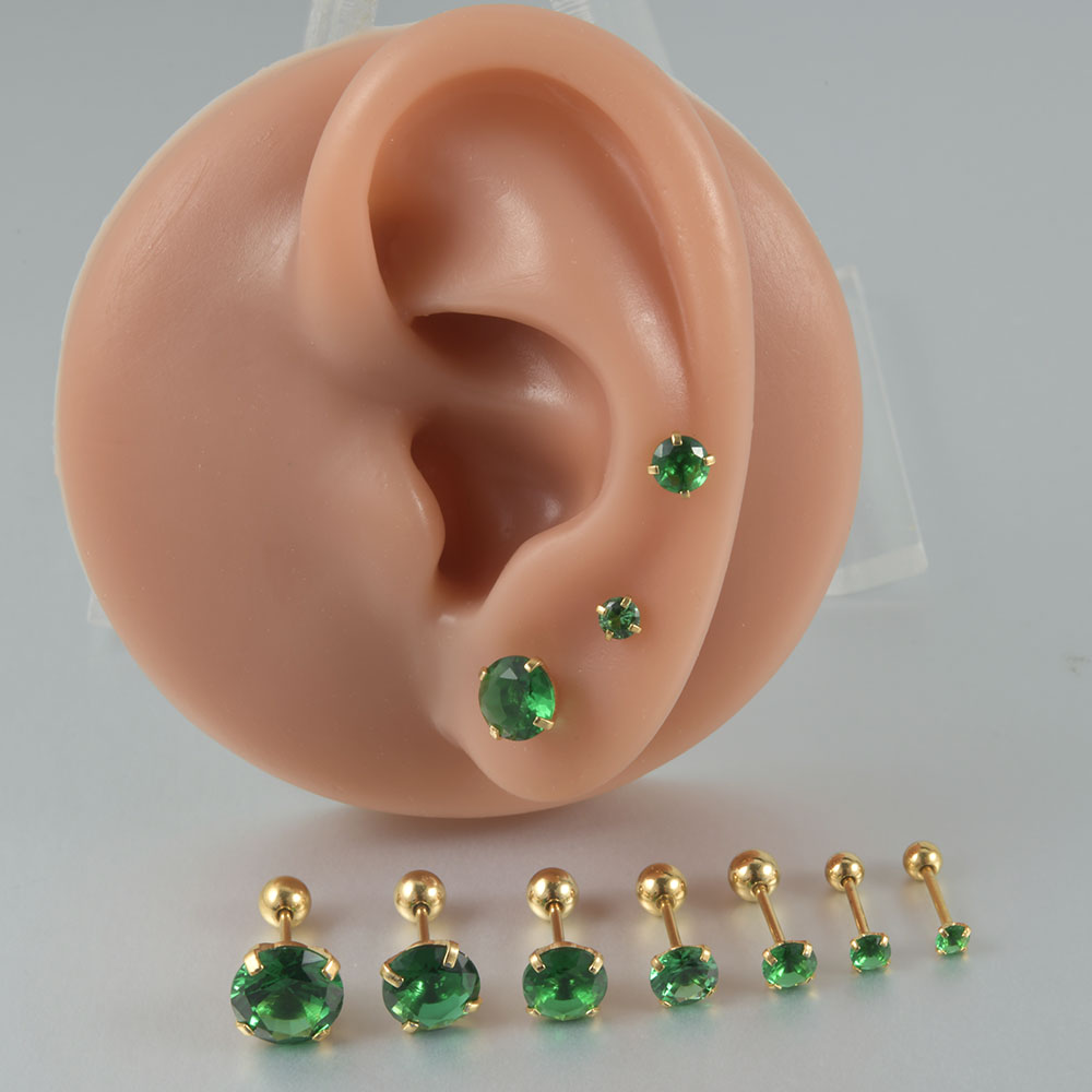 1/2 pezzi in acciaio inossidab - Body Jewelry Cartilage Earrings recensione e prezzo