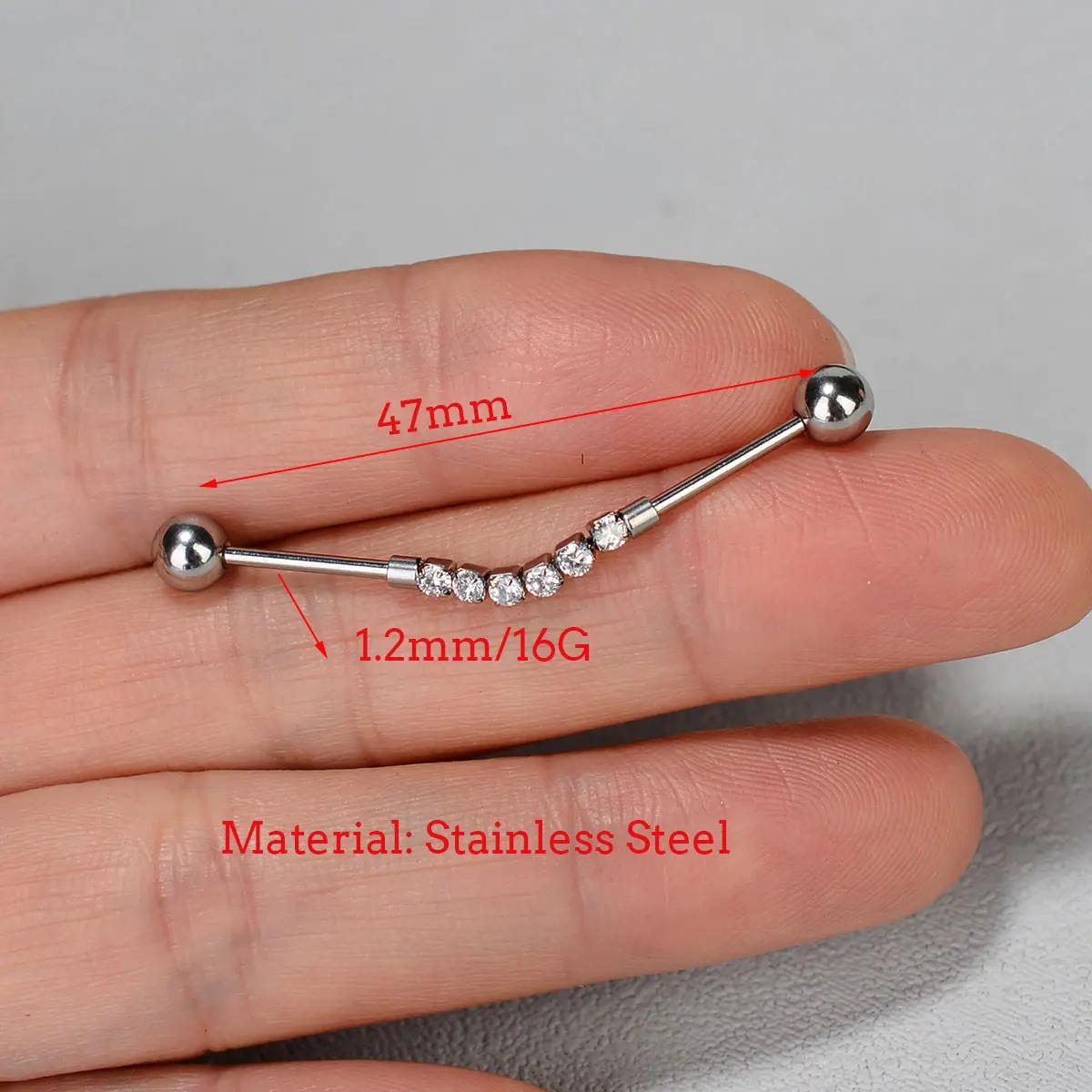 1 Pezzo Piercing Industriale L - Industrial Barbell Long recensione e prezzo